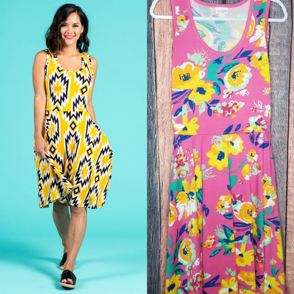 Lularoe Nicki - Pink Summer Floral